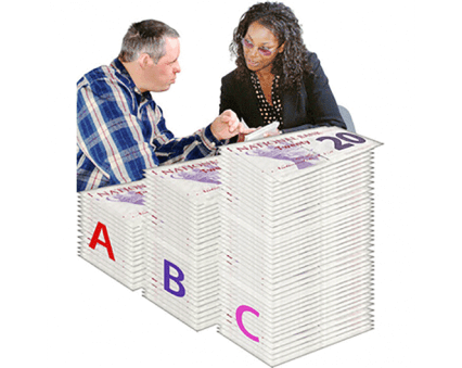 image of two people with money