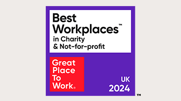 logo for UK's Best Workplaces in Charity & Not-for-profit™ 2024