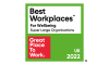 2022 Best Workplace for Wellbeing Great Place to Work®
